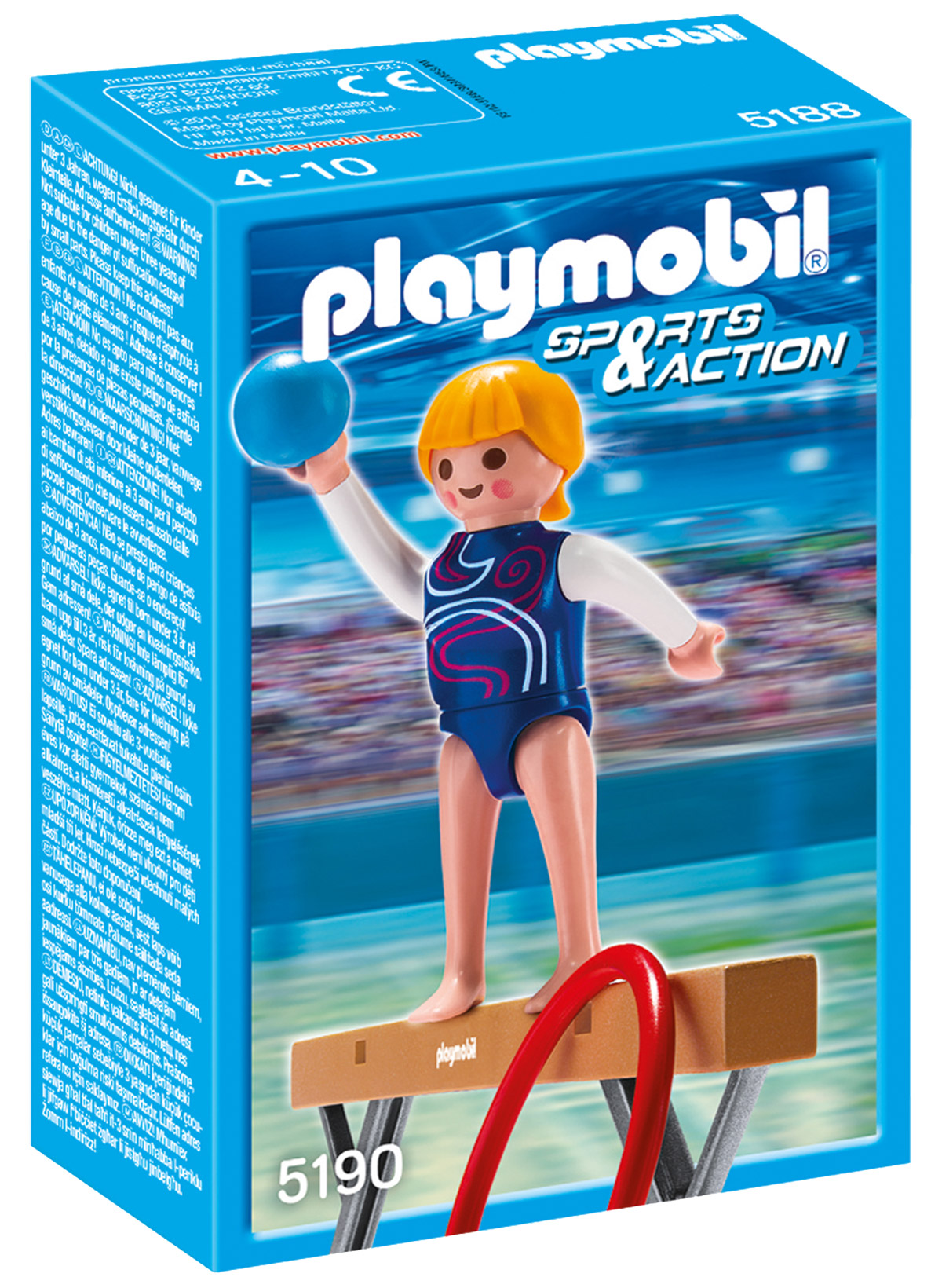 Playmobil Sports Action Pas Cher Gymnaste Et Poutre