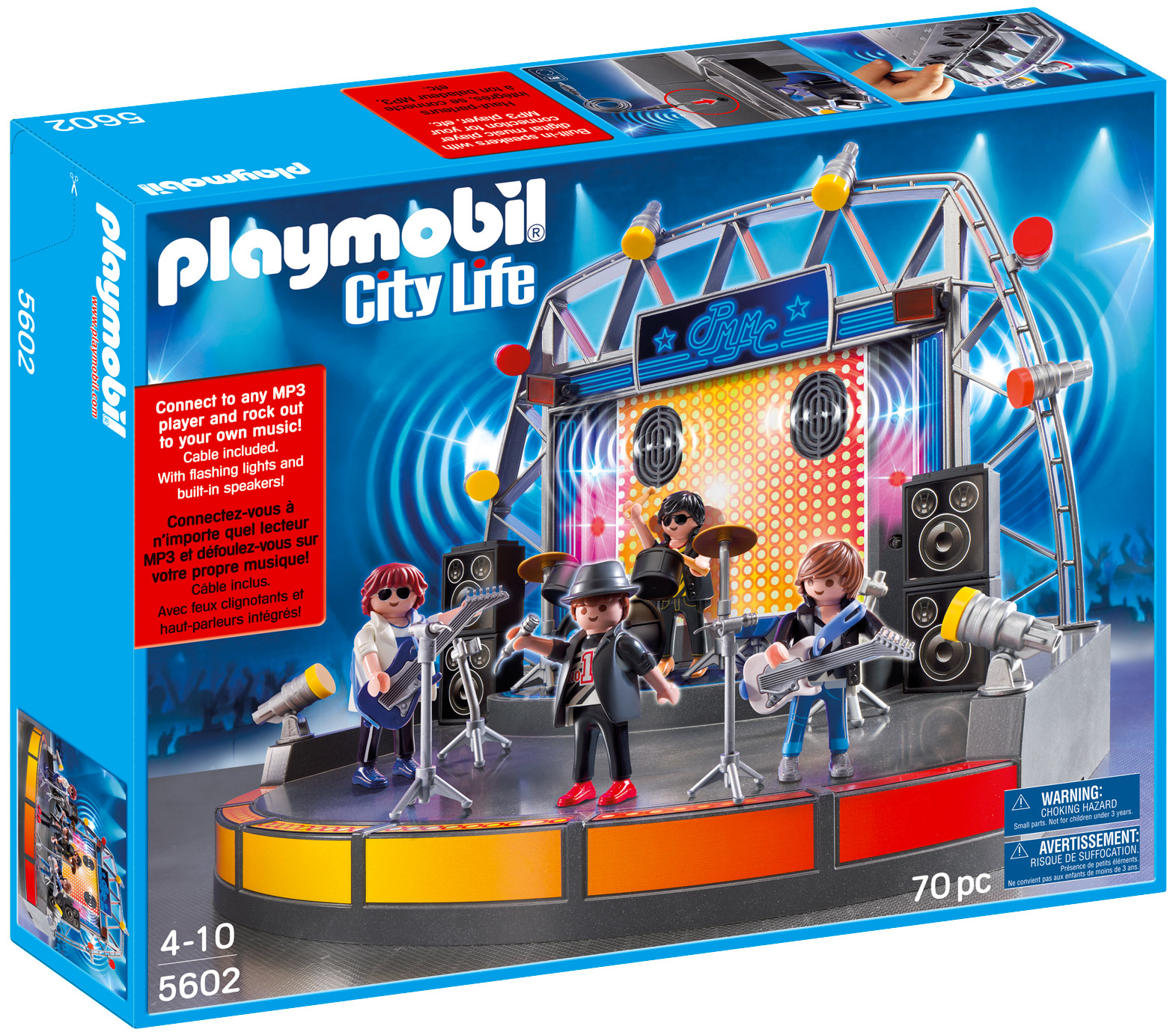 Playmobil City Life 5602 Pas Cher Concert De Rock