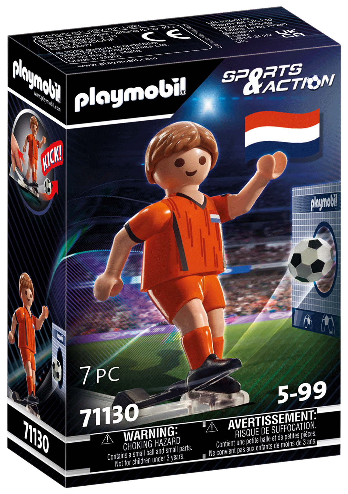 Playmobil Sports Action Pas Cher Joueur De Football N Erlandais